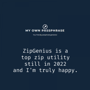 #ZipGenius is still one of the best #zip #utility | Welcome back ;-)